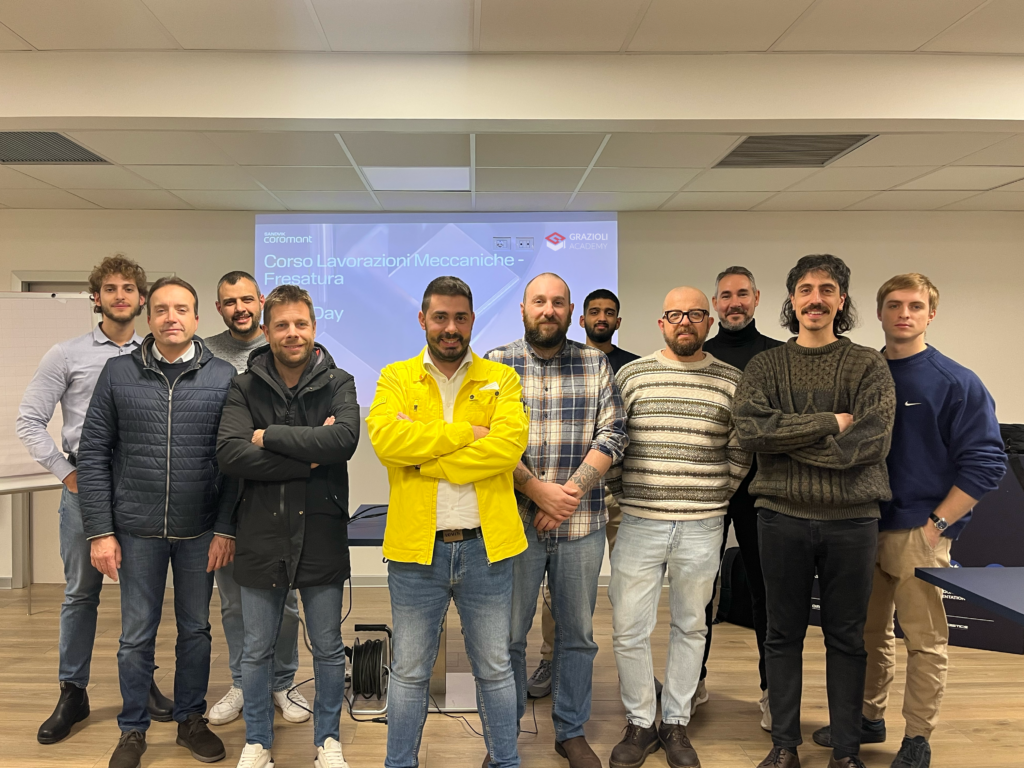 Grazioli Academy partner Sandvik, formazione tecnica professionale a Brescia.
