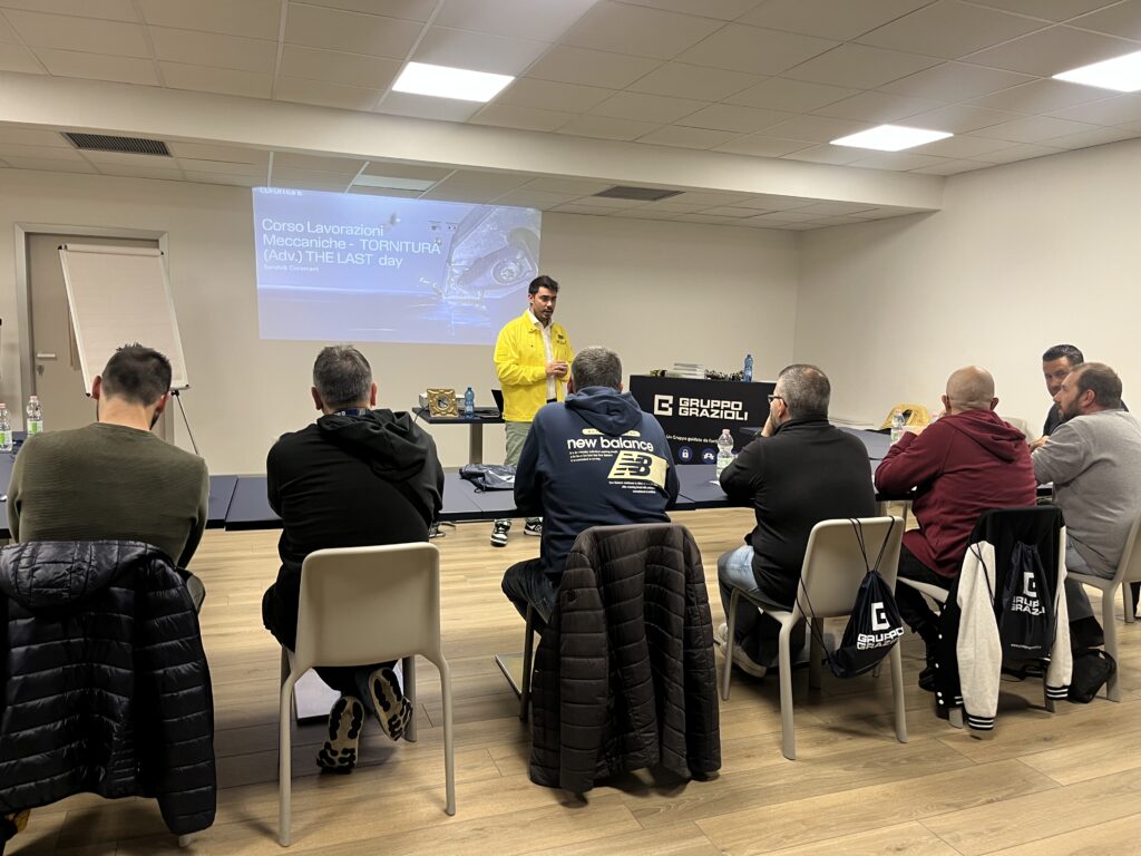Gacademy_corso tornitura_partnership con Sandvik_Gruppo Grazioli